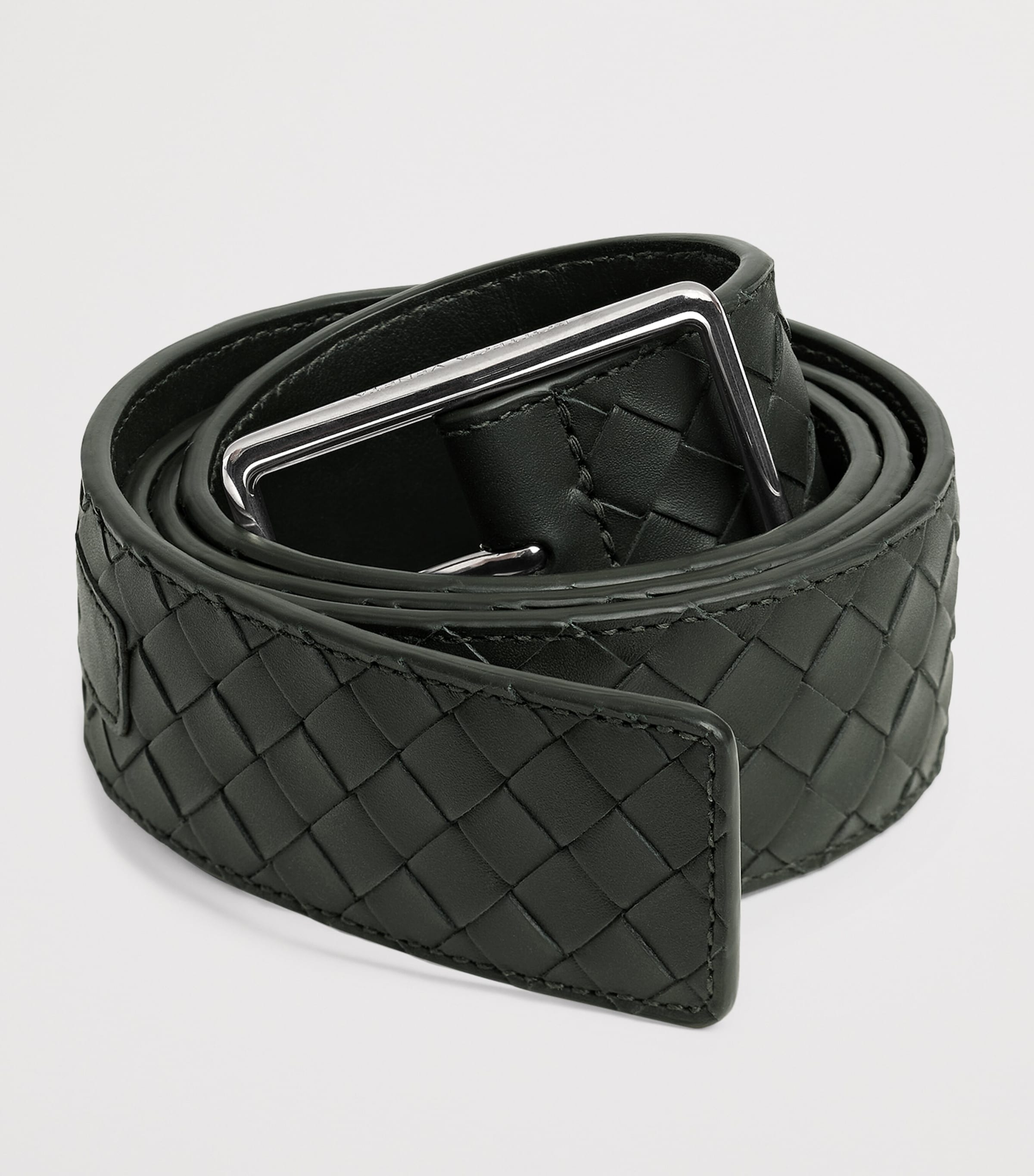 Leather Intrecciato Piccolo Belt