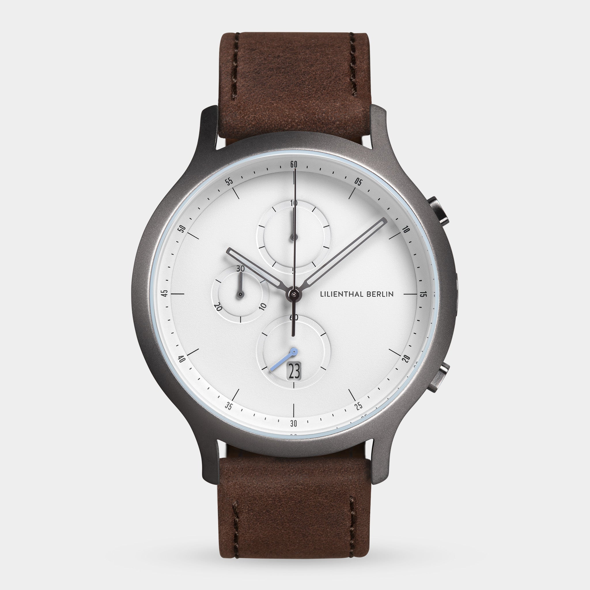 Chronograph - Dark Silver White