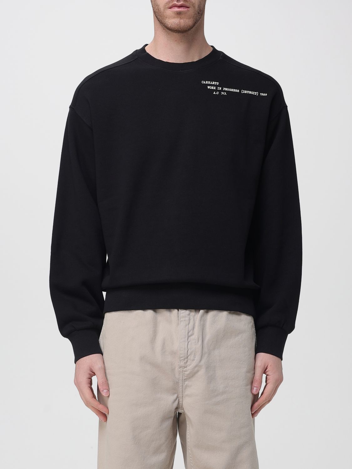 Sweatshirt Men color Black