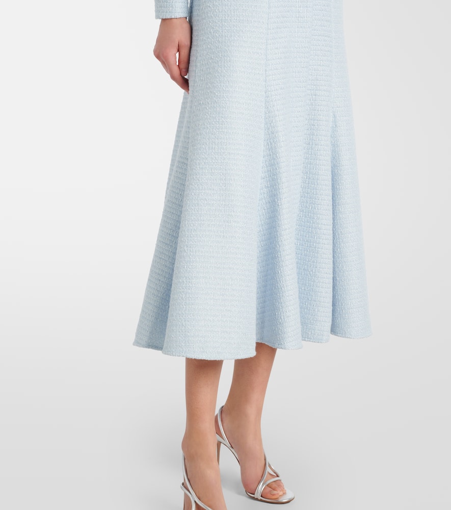 Jacquard midi dress