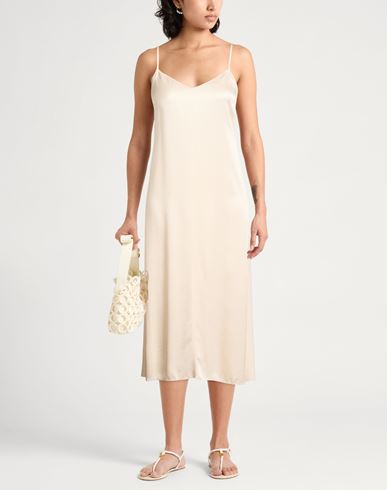Forte_forte Woman Midi dress Ivory Size 2 Acetate, Viscose