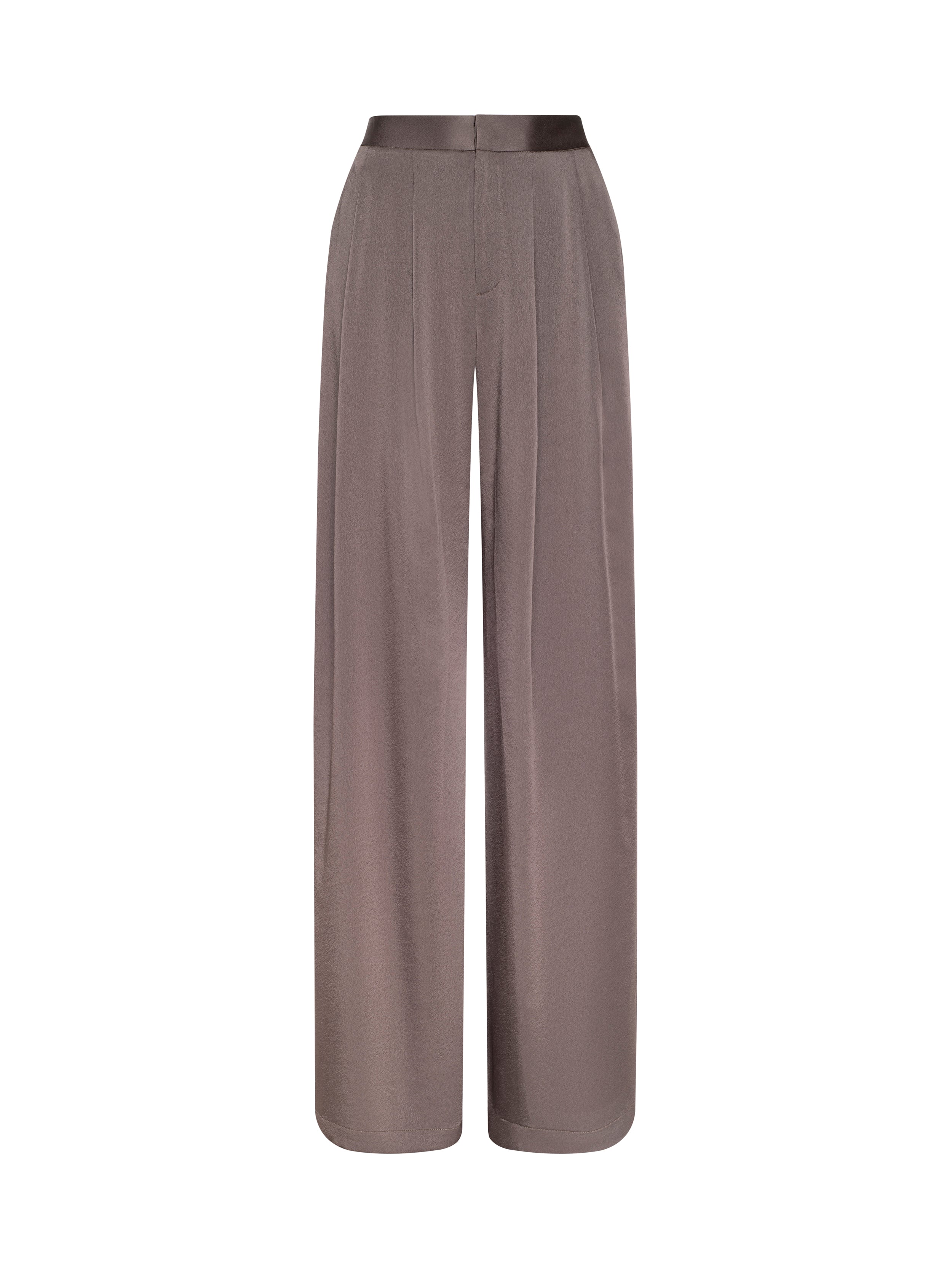 Aubrie Satin Pants In Cardamom
