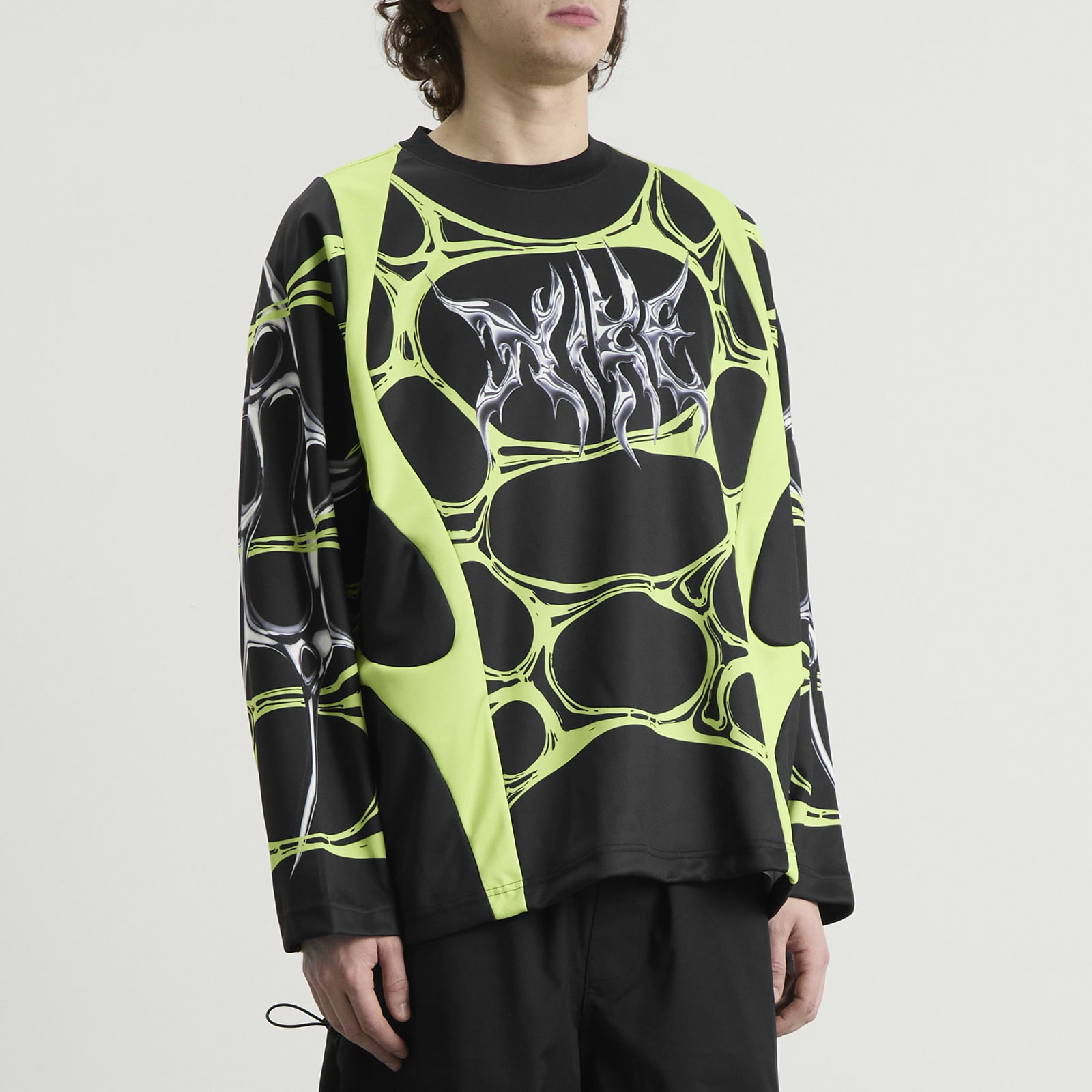 Men's Project F.R.O.G. Jelly Cage Jersey Top Black/Cream/Volt Ice