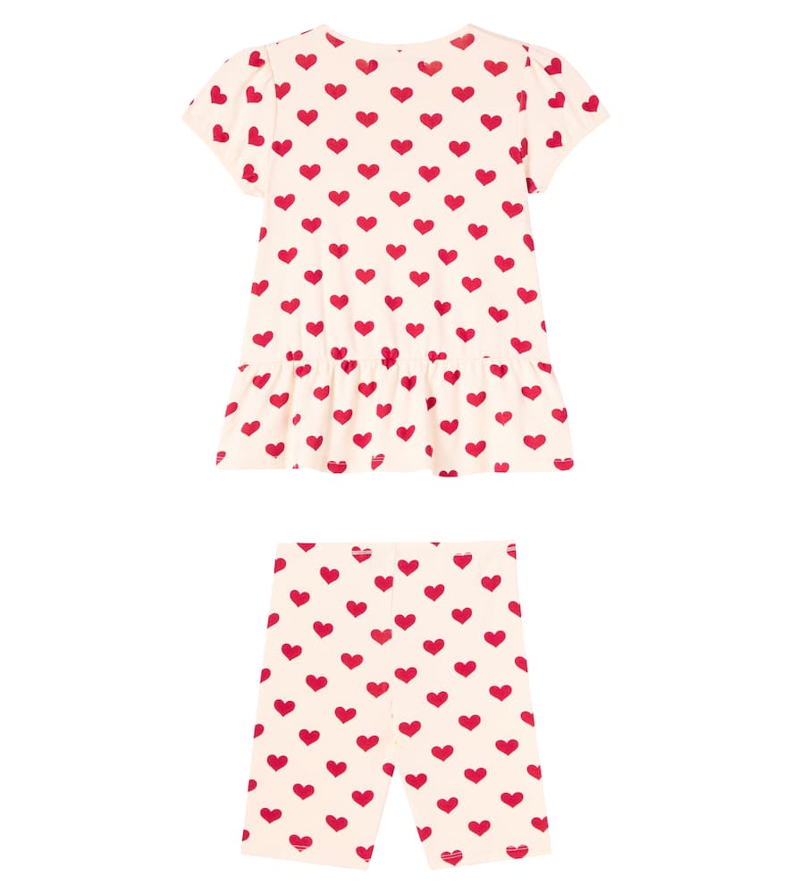 Konges Sløjd Printed cotton T-shirt and leggings set