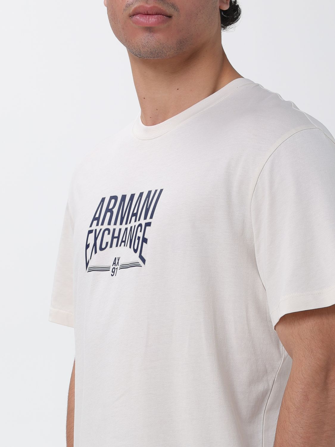 T-Shirt Men color Yellow Cream
