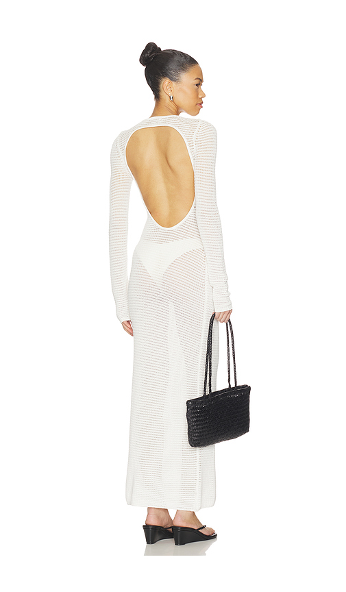 Lovers and Friends Evette Knit Maxi Dress in White. L. Also in XS