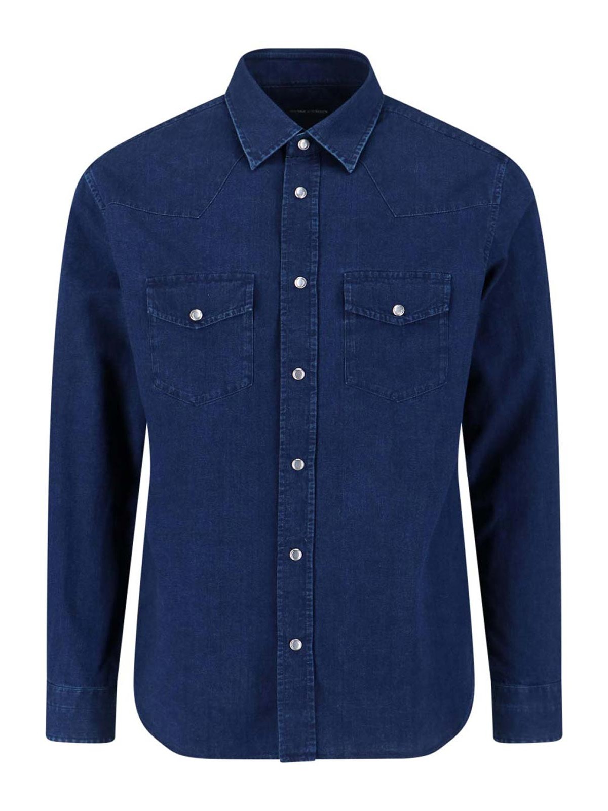 Western Shirt And Blouse Blue