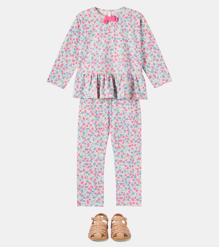 Konges Sløjd Floral cotton top and pants set