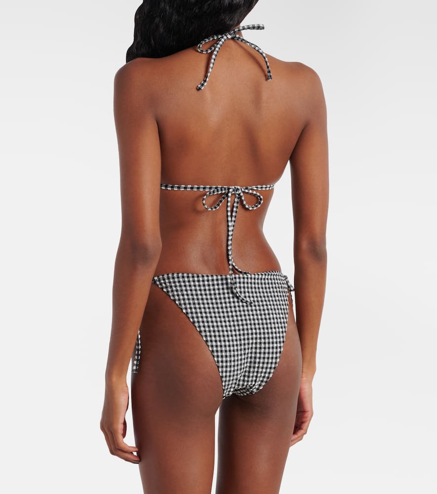 Sabrina gingham seersucker bikini