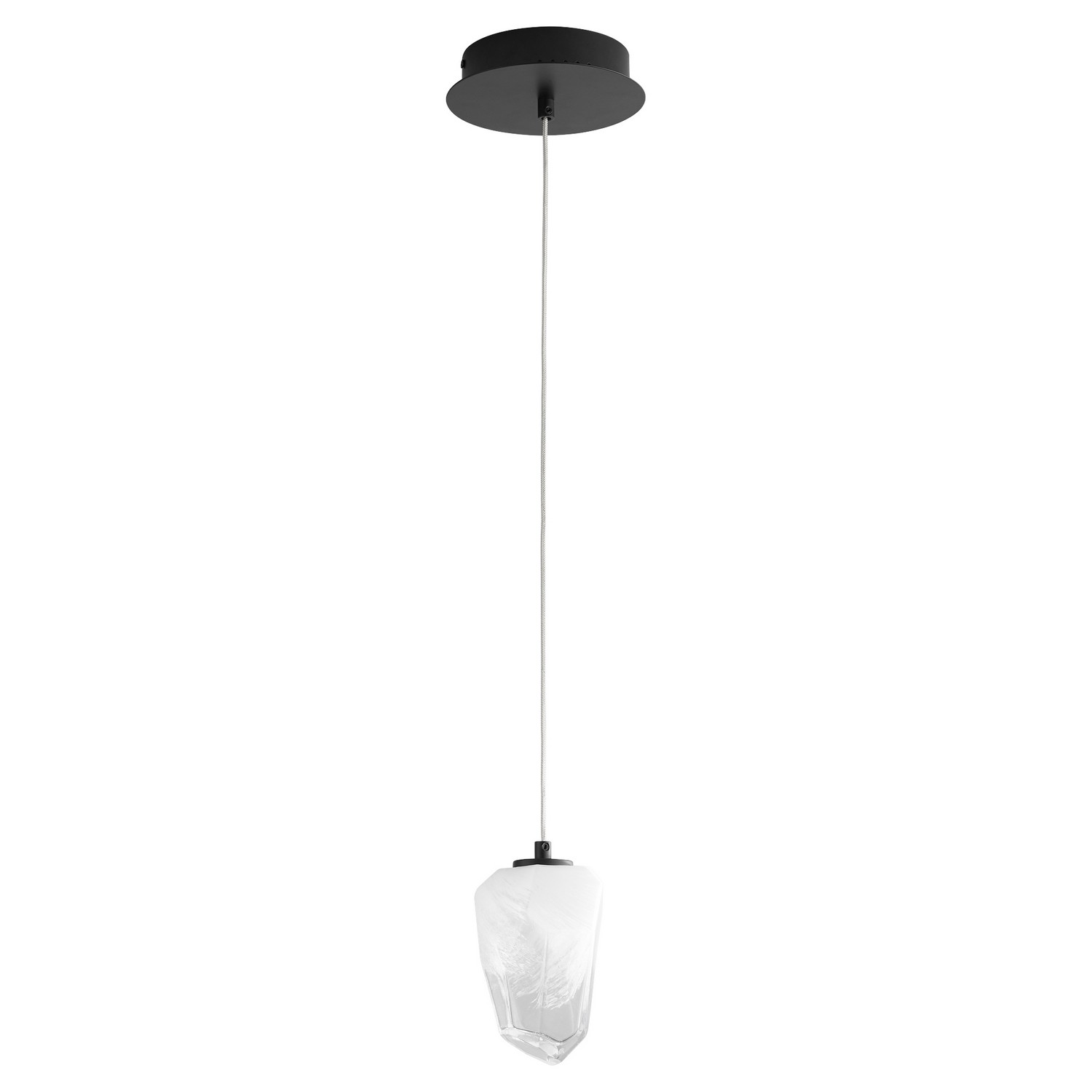 Black LED Pendant from the Vivo Collection