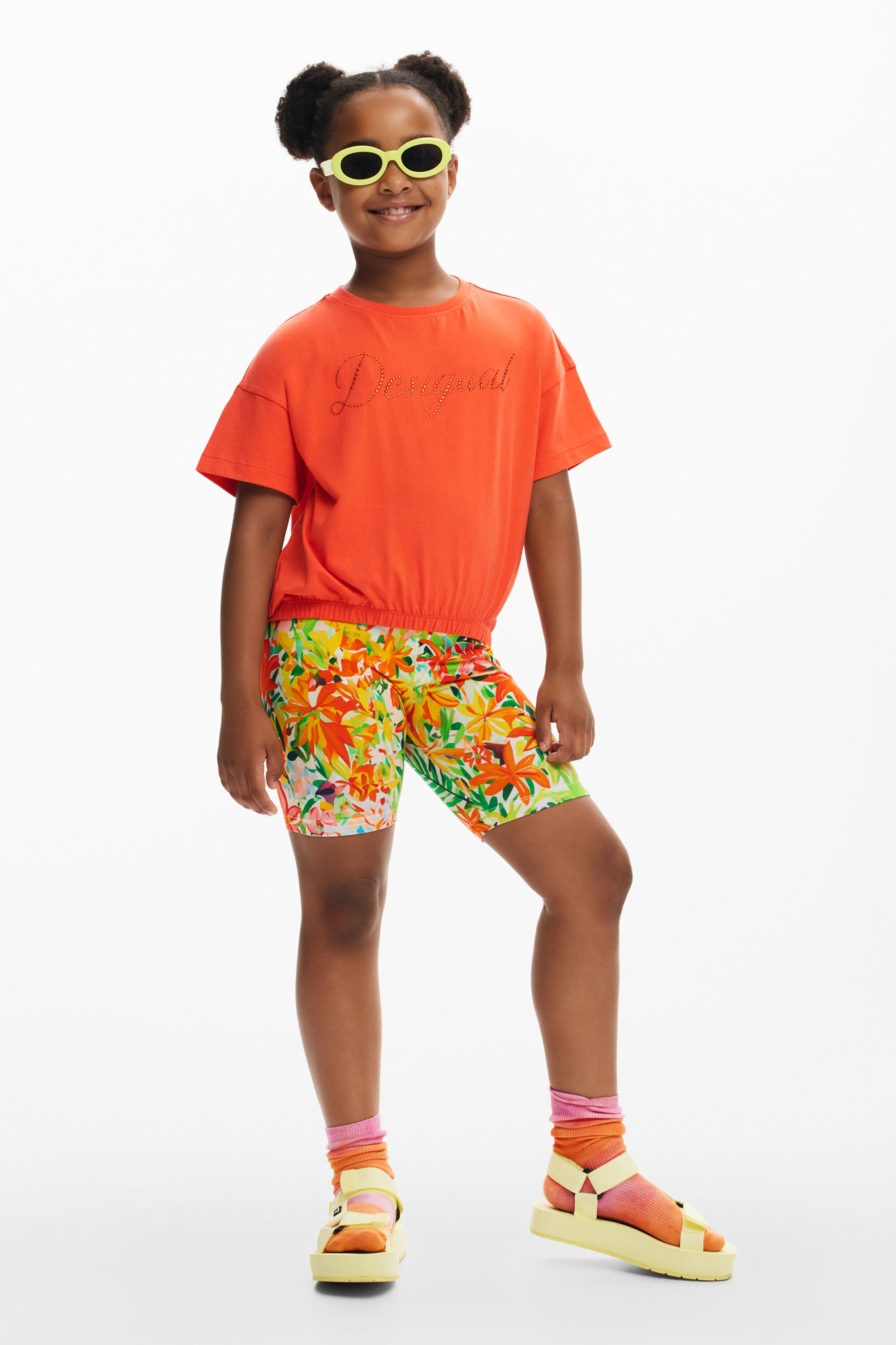 Printed short leggings