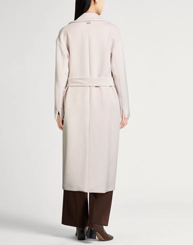 Woman Coat Light pink Size 8 Alpaca wool, Wool, Metal