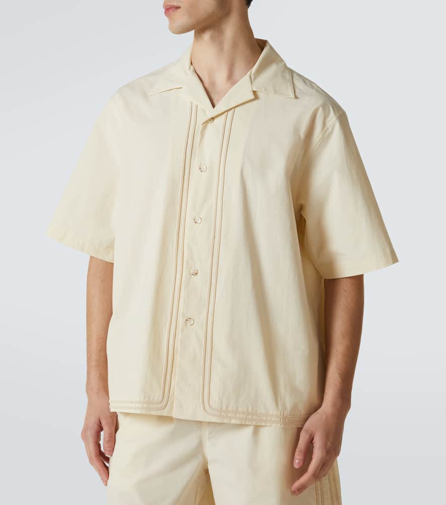 Cotton bowling shirt