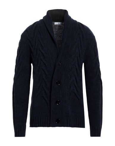 Man Cardigan Midnight blue Size 40 Virgin Wool, Cashmere