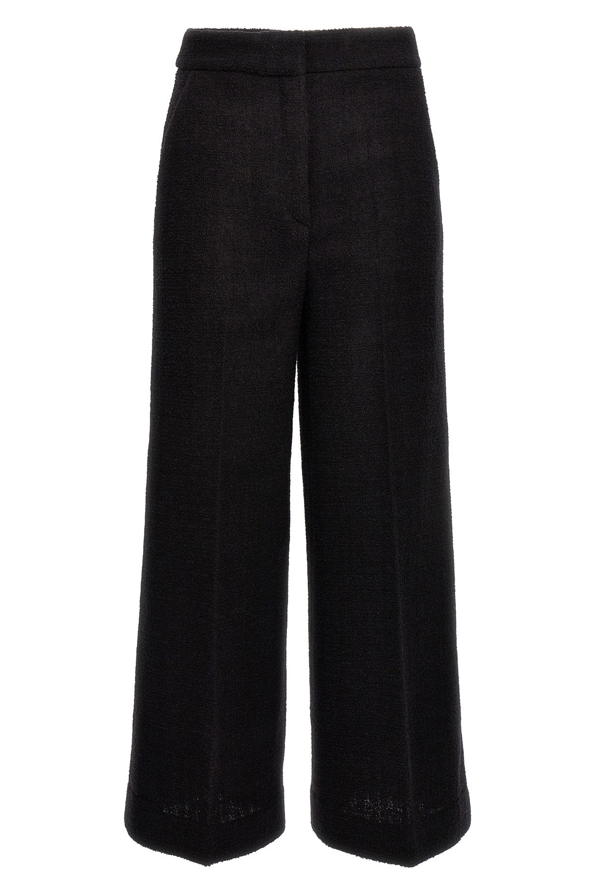 Cropped Bouclè Pants