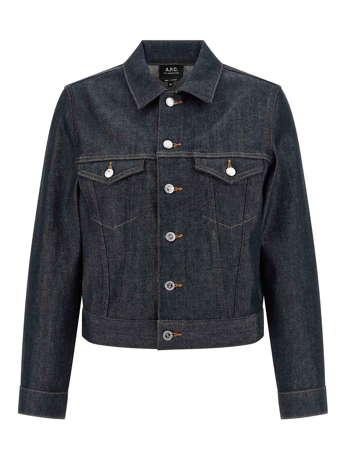 A. P.C. Dion Puffer Jackets Blue