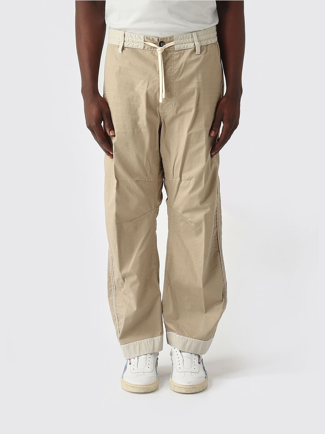 Pants Men color Cream