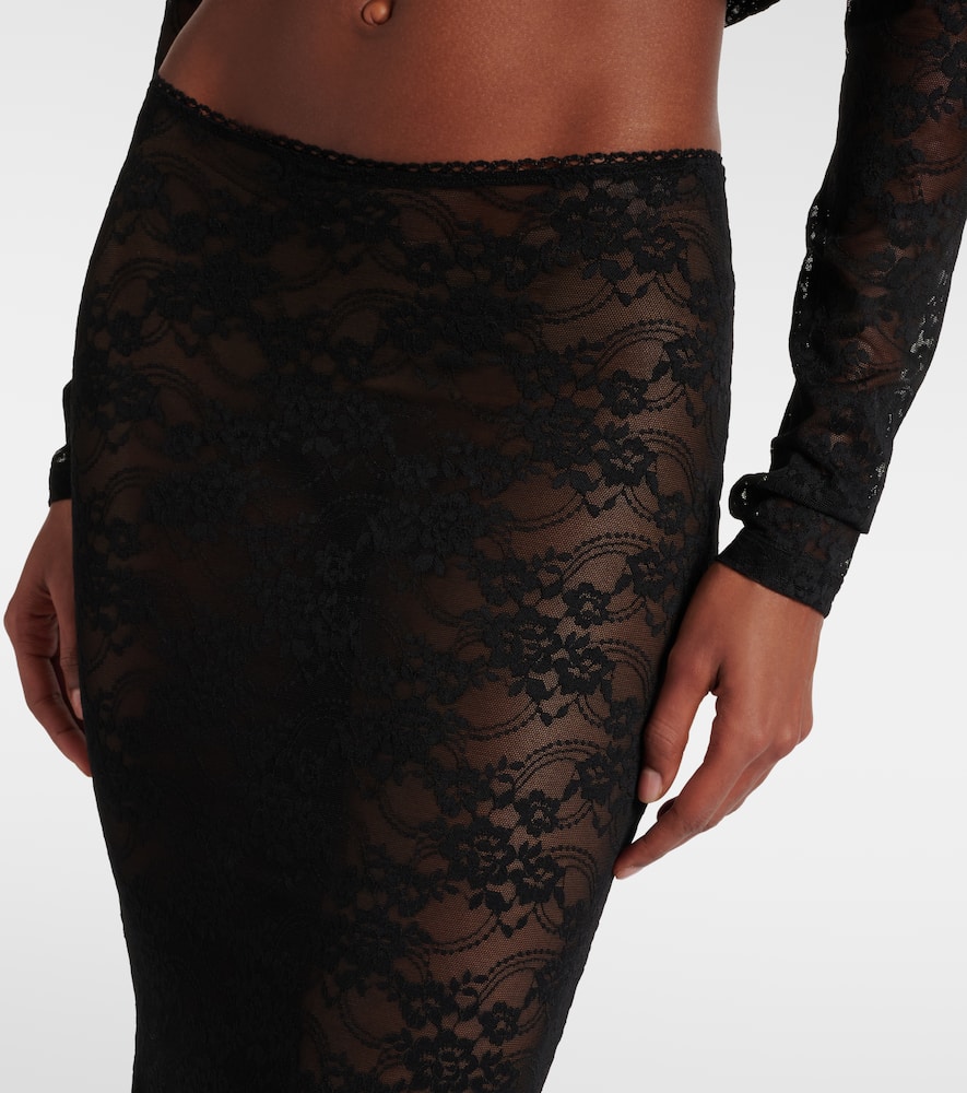 Rona lace midi skirt