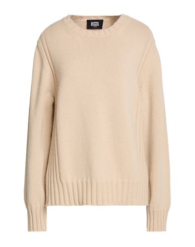 Woman Sweater Ivory Size 12 Wool, Cashmere