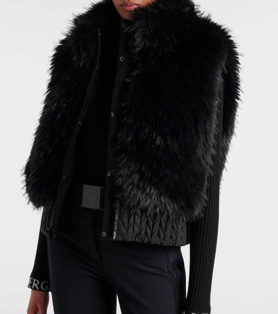 Dahlia reversible faux fur vest