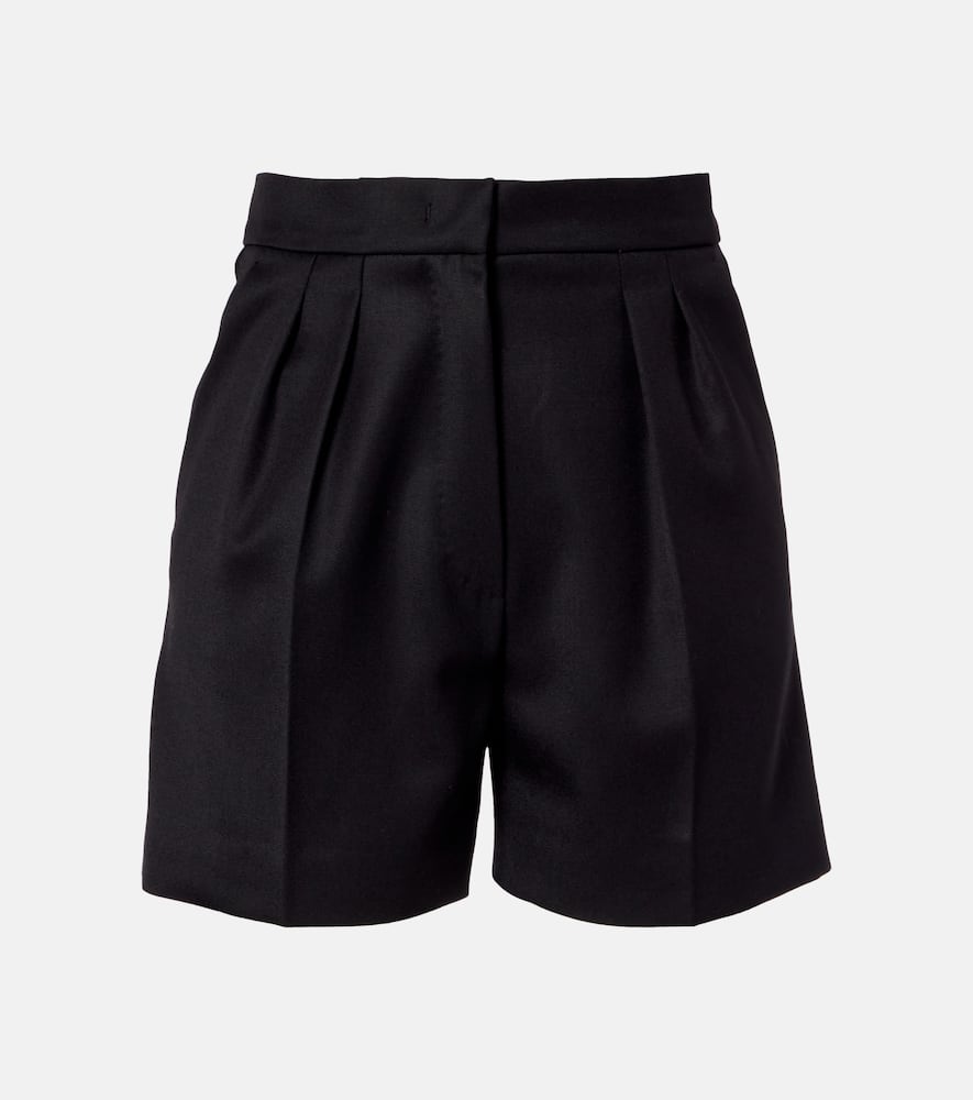 Ozieri high-rise virgin wool shorts