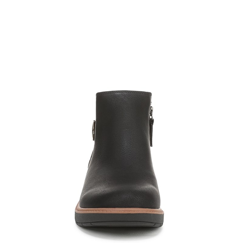 Women's Calm One Ankle Boots (Black Faux Leather)