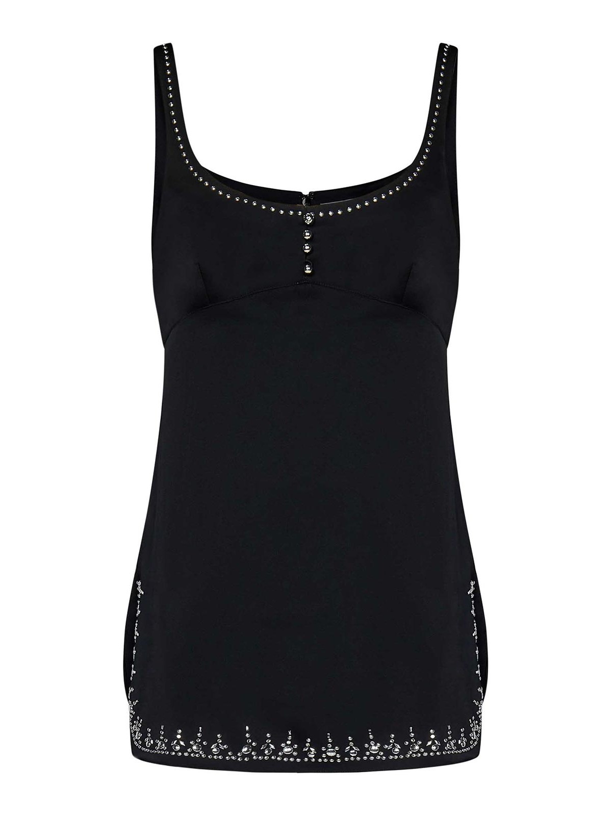 Black Satin Top