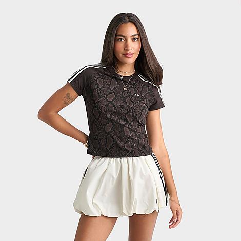 Women's Originals Snakeskin Print Cali T-Shirt in Earth Strata/Aurora Coffee