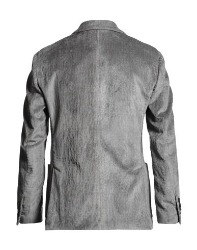 Man Blazer Grey Size 38 Viscose, Cotton, Elastane