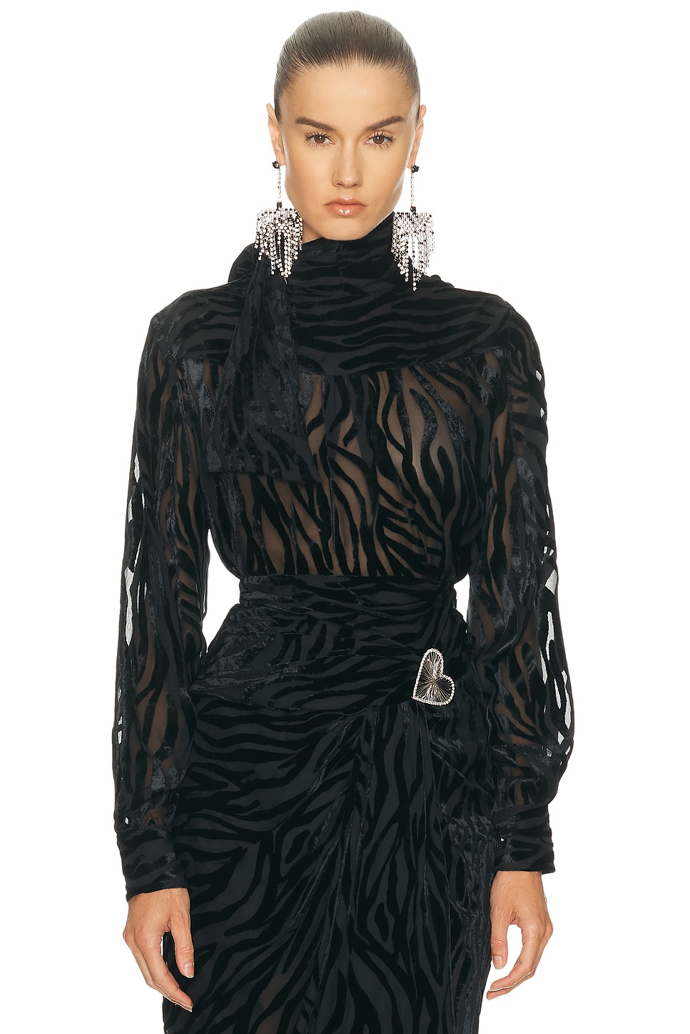 Isabel Marant Geona Top in Black