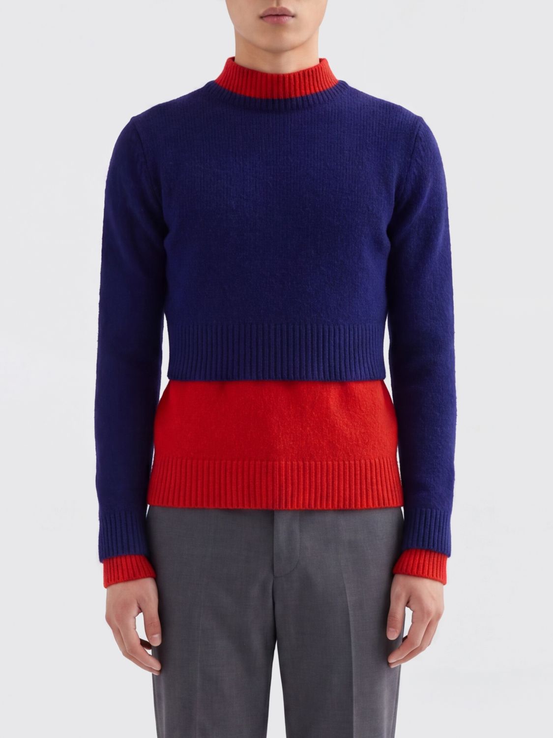 Sweatshirt Men color Blue