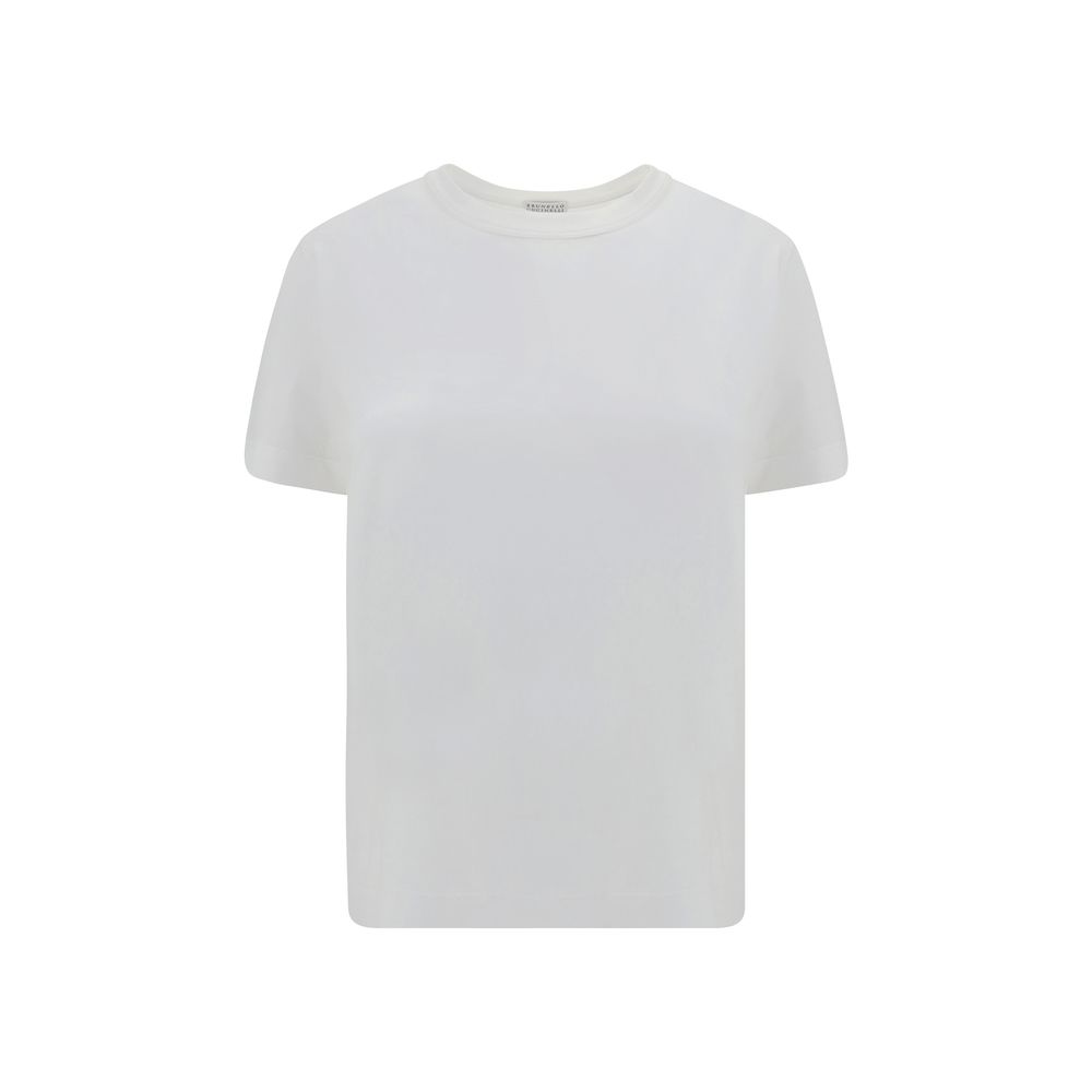 Cotton Crew Neck T-Shirt — White
