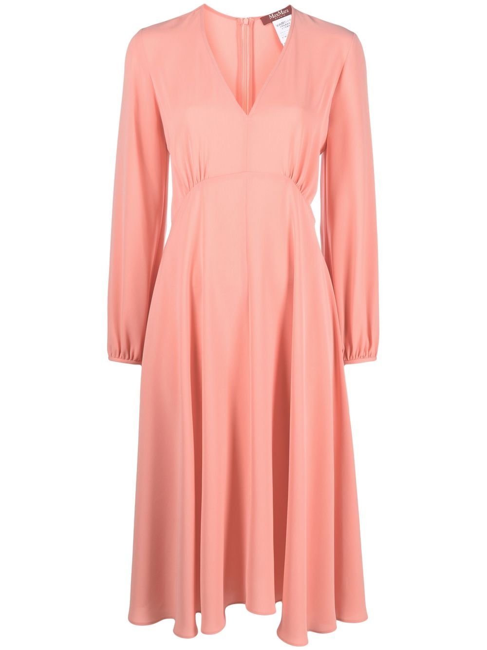 Lago long-sleeved maxi dress - Orange
