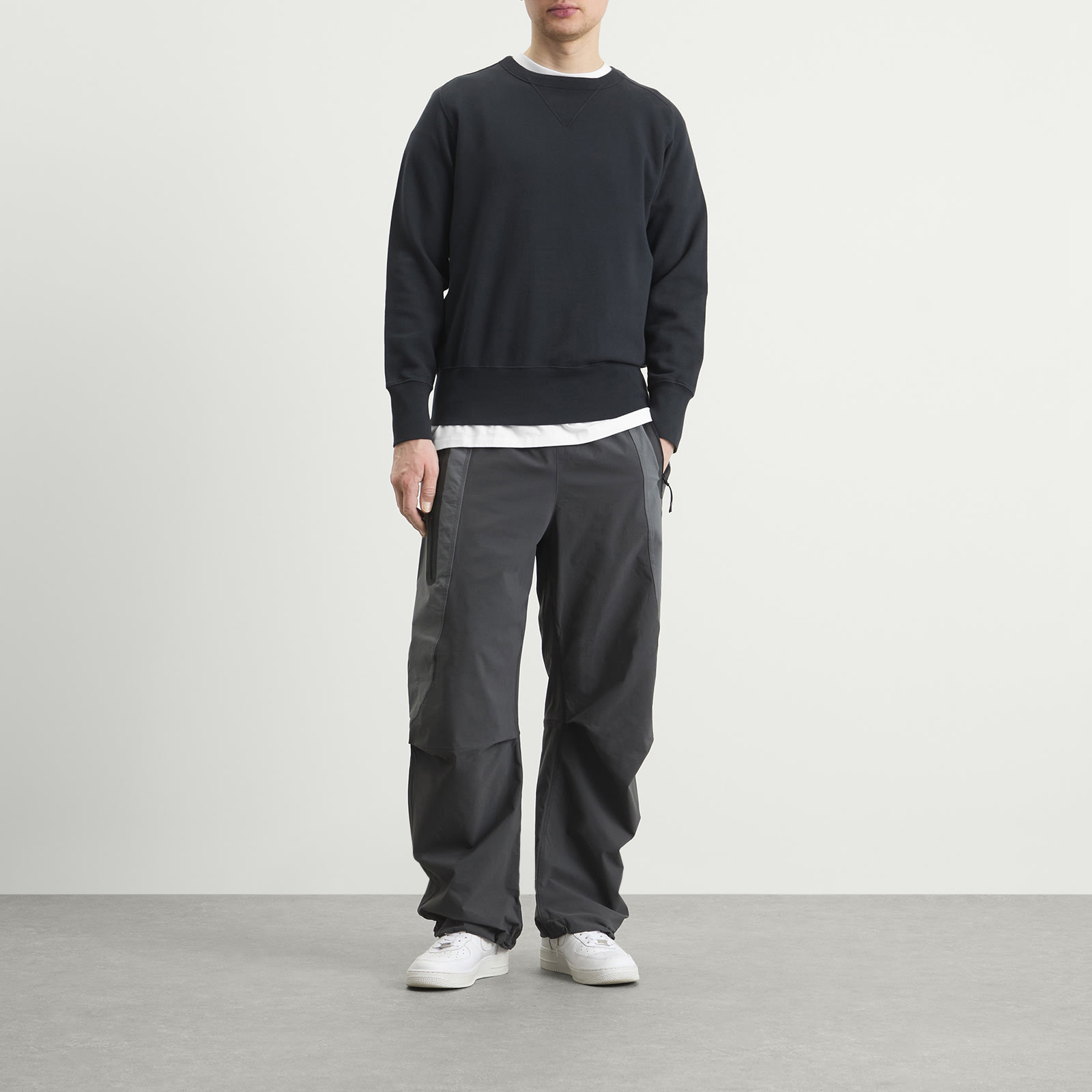 Men's Tech Woven Pro Oversized Pant Anthracite/Iron Grey/Black