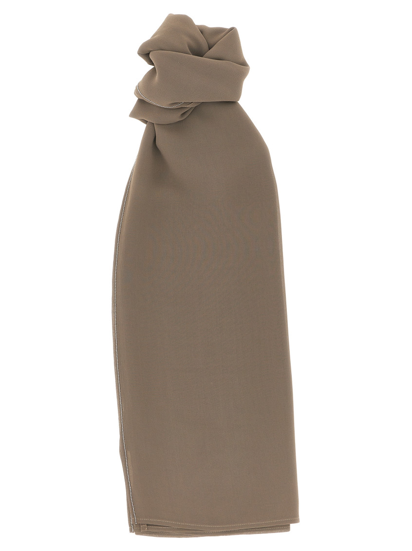 Brown Solid Scarf