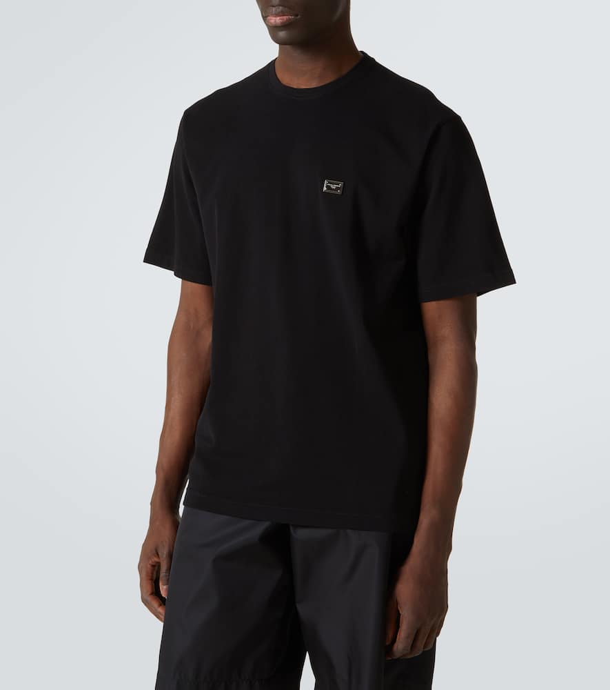 Logo cotton piqué T-shirt