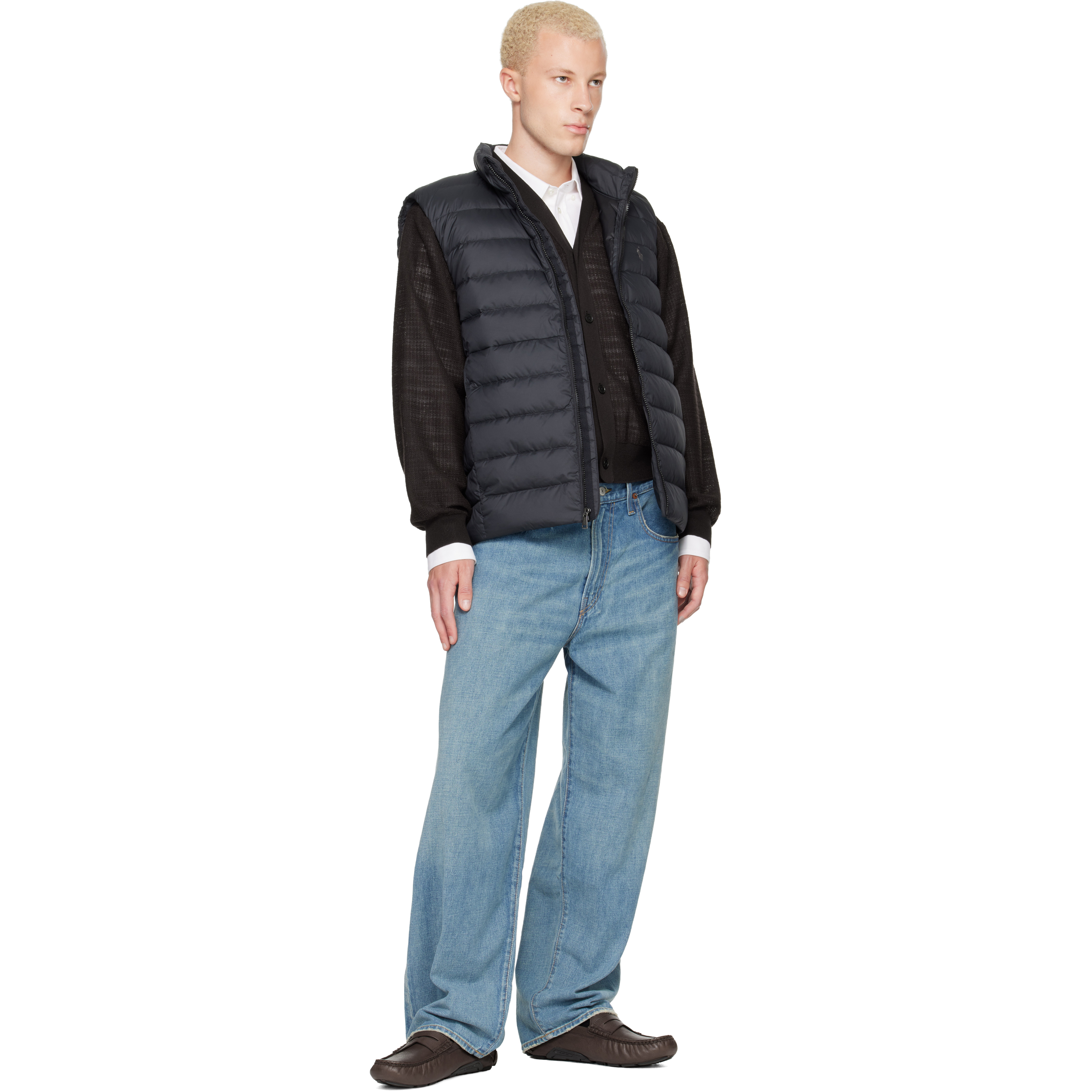 Black Perpetual Insulated Down Vest
