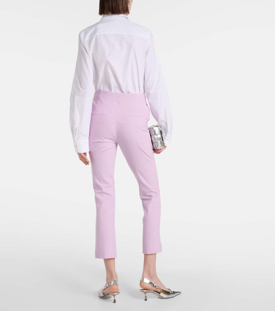 Veronica Beard Kean cropped high-rise slim pants