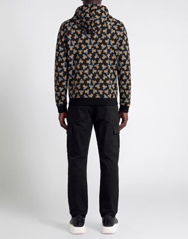 Man Sweatshirt Black Size S Cotton
