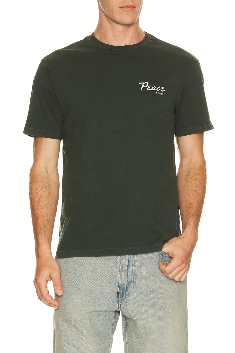 Museum of Peace and Quiet Diner T-Shirt in Forest - Green. M also in L, S, XL/1X