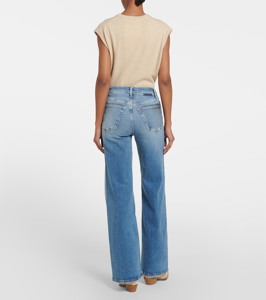 '70s high-rise wide jeans