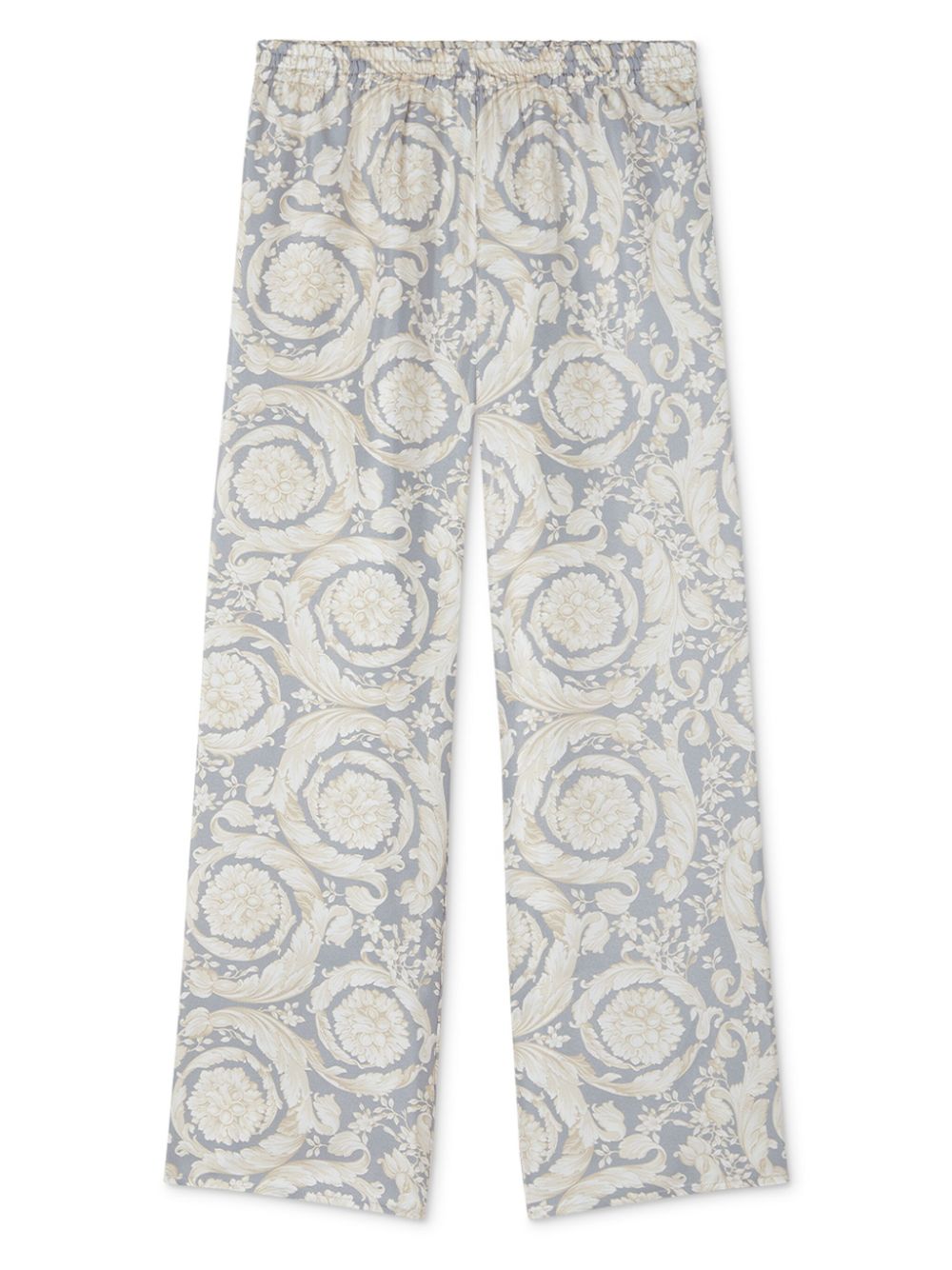 Barocco silk track pants - Grey