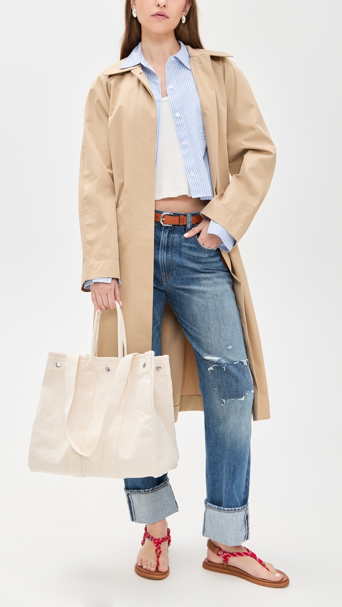 Alex Mill The Perfect Weekday Tote Natural One Size