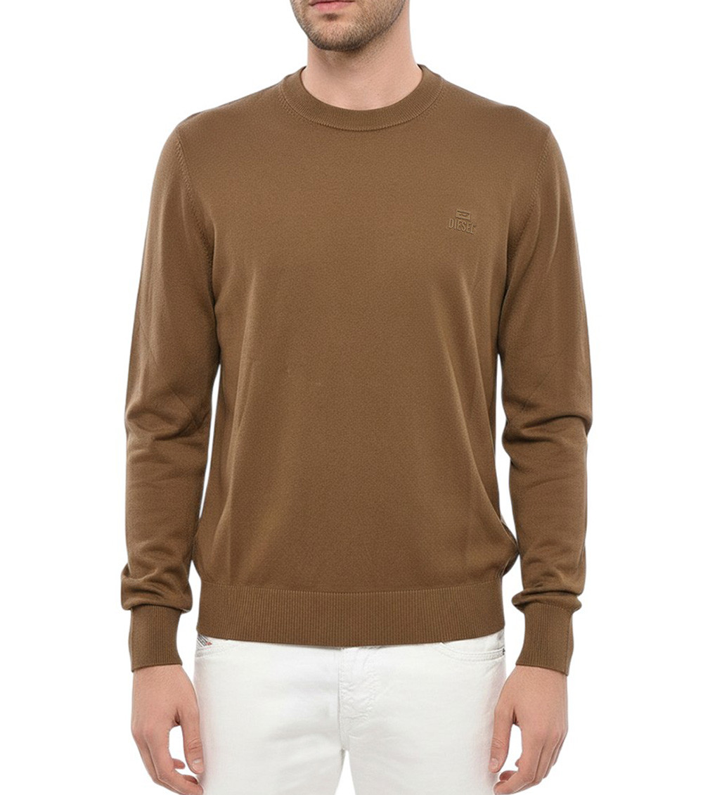 Brown Crew Neck Sweater