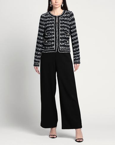 Woman Jacket Black Size 10 Polyester, Polyamide, Viscose