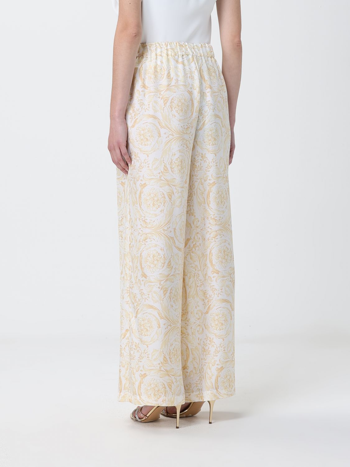Pants Woman color Gold