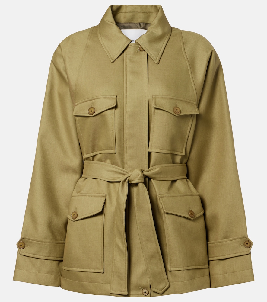 Kelia belted padded jacket