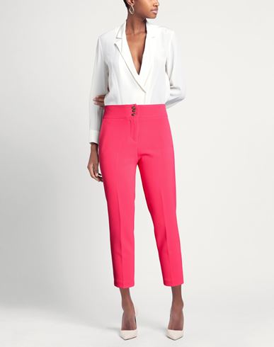 Woman Pants Fuchsia Size 2 Polyester, Elastane