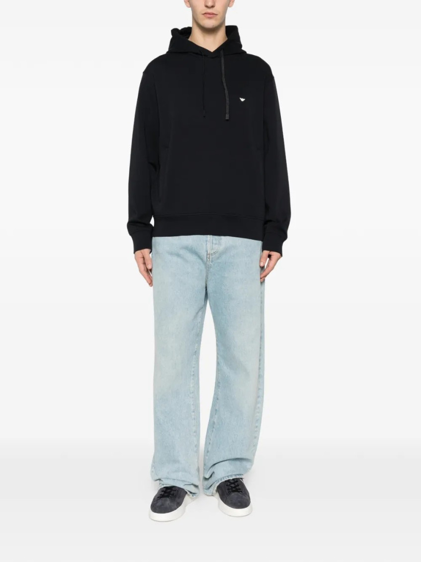 Essential Double Jersey Hooded Sweatshirt