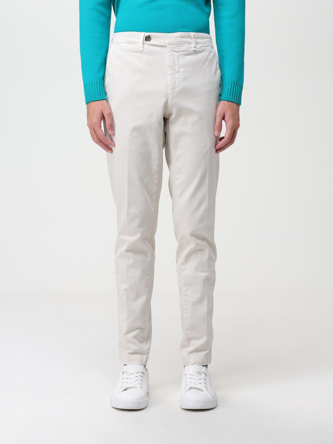 Pants MYTHS Men color Yellow Cream
